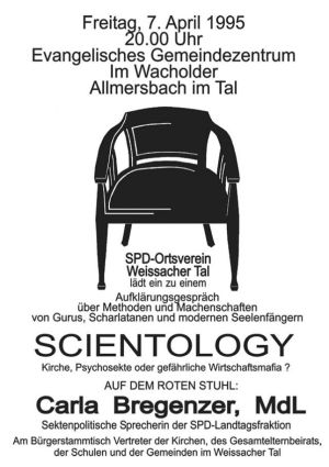 Plakat zum 14. Roten Stuhl