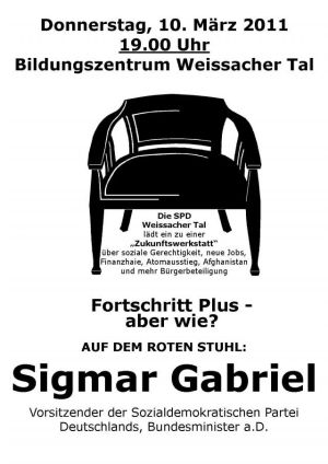 Plakat zum 37. Roten Stuhl