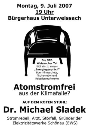 Plakat zum 32. Roten Stuhl