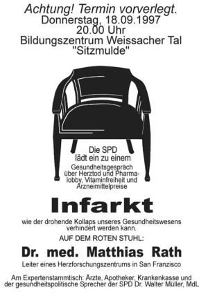 Plakat zum 18. Roten Stuhl