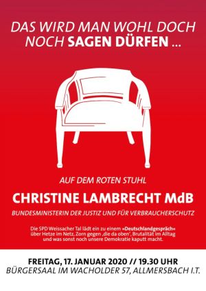 Plakat zum 43. Roten Stuhl