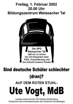 Plakat zum 23. Roten Stuhl